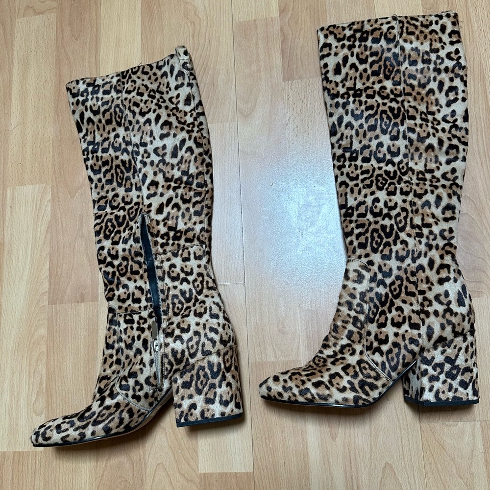 New Sam Edelman leopard boots 🐆 - Picture 2 of 14